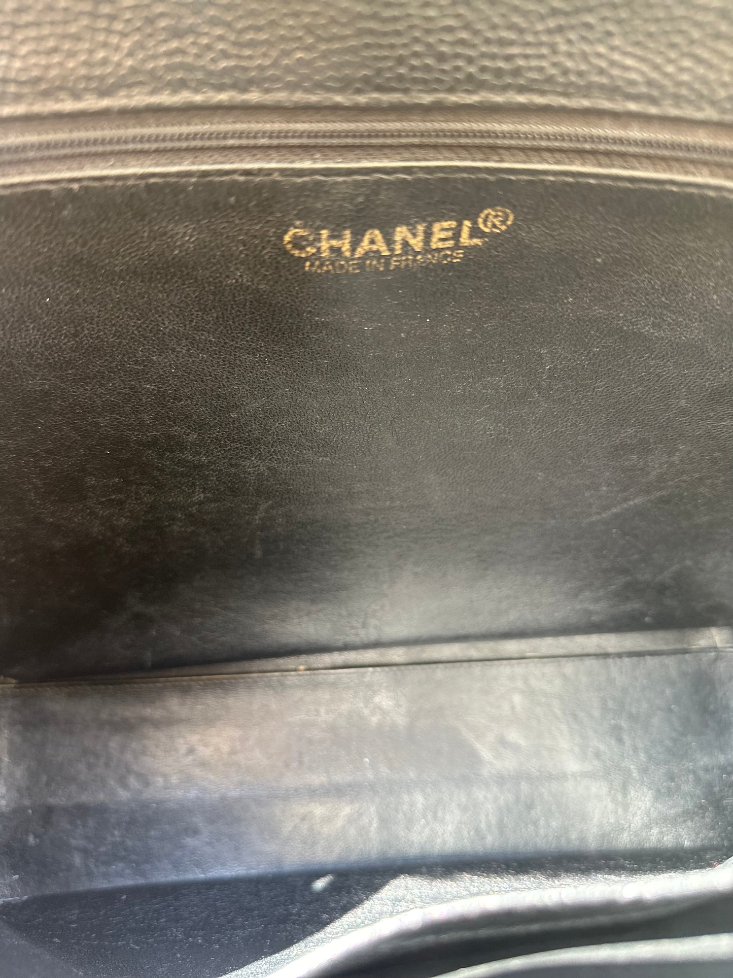 Chanel Large Timeless Black Caviar Tote with 24k Gold Turnlock